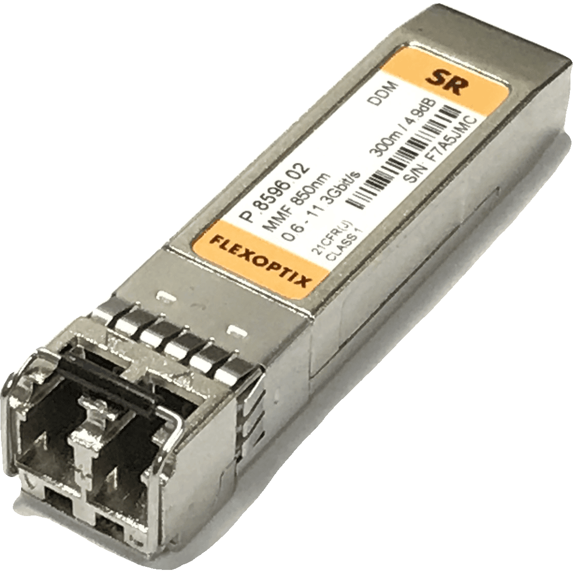 P.8596.02 10G SFP SR, 300 m, 850 nm, LC-Duplex, Multimode, compatible