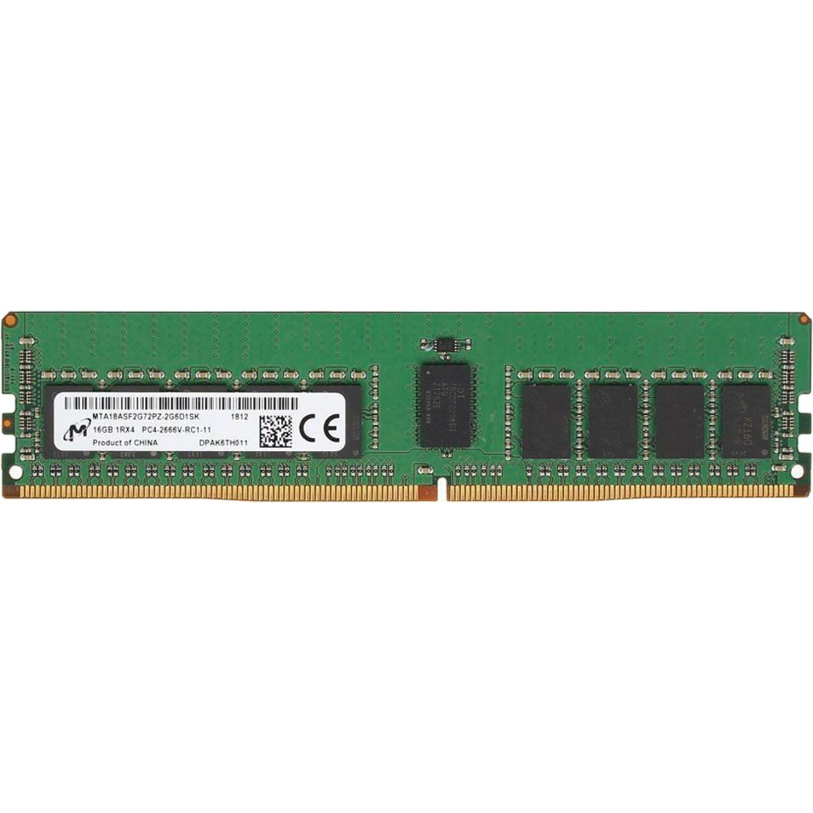 Micron MTA18ASF2G72PZ-2G6 16GB 1Rx4 2666 RDIMM