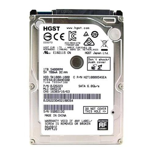 Cisco E100S-HDD-SATA2T 2 TB SATA hard disk drive for SingleWide UCS-E