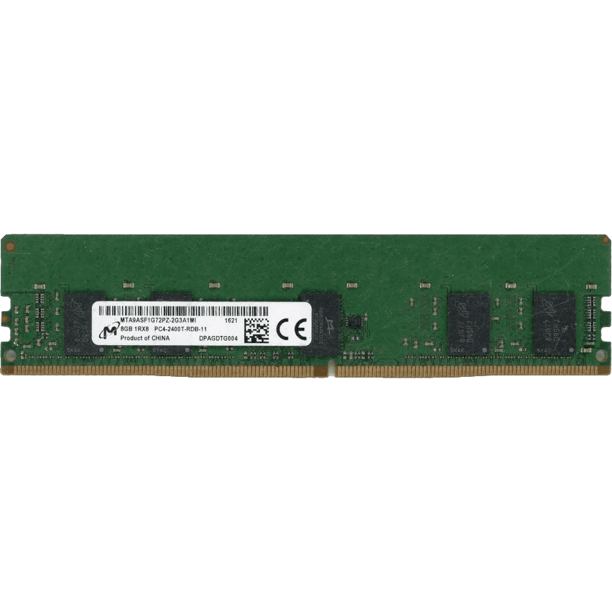 Micron MTA9ASF1G72PZ-2G3 8GB 1Rx8 2400 RDIMM