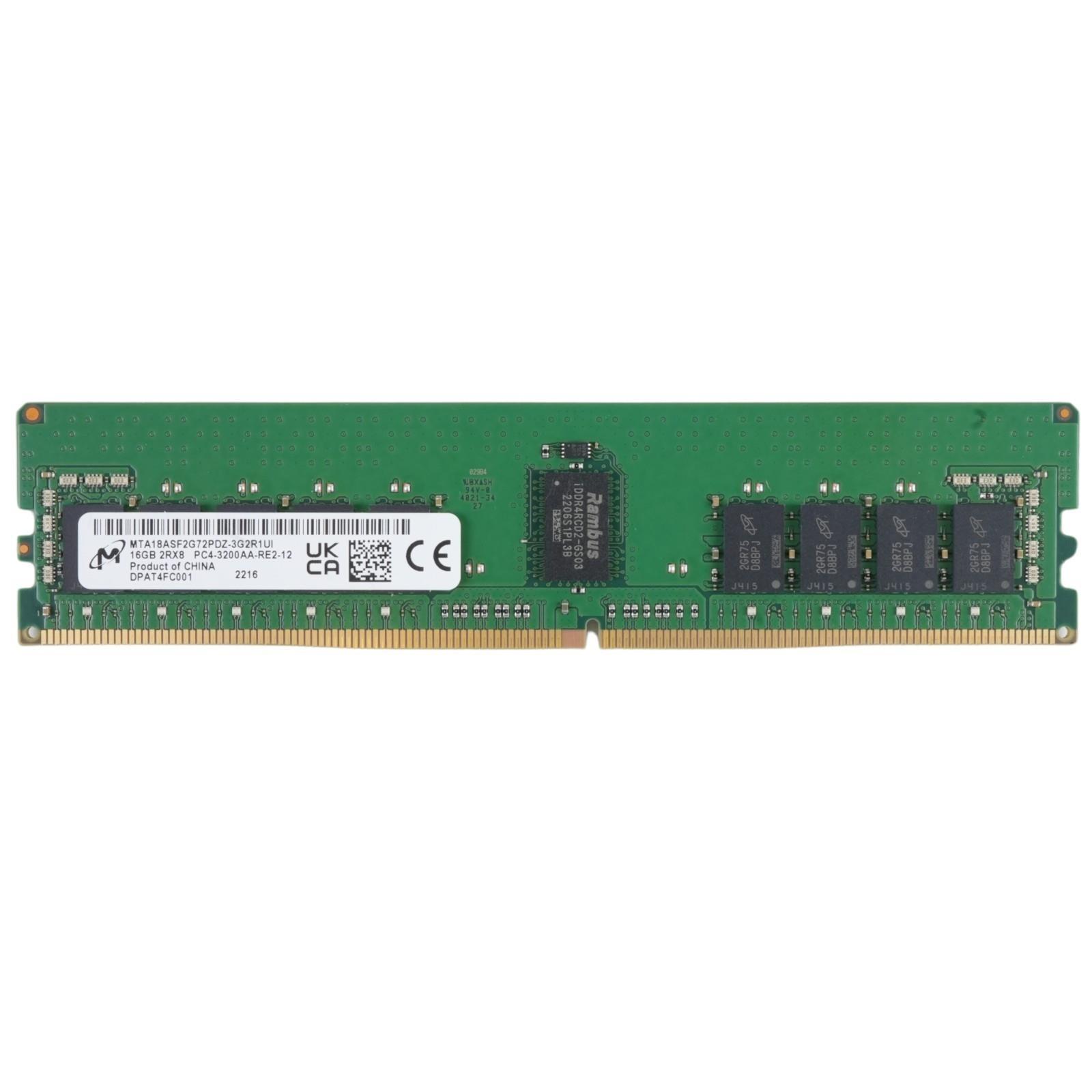 Micron MTA18ASF2G72PDZ-3G2 16GB 2Rx8 3200 RDIMM