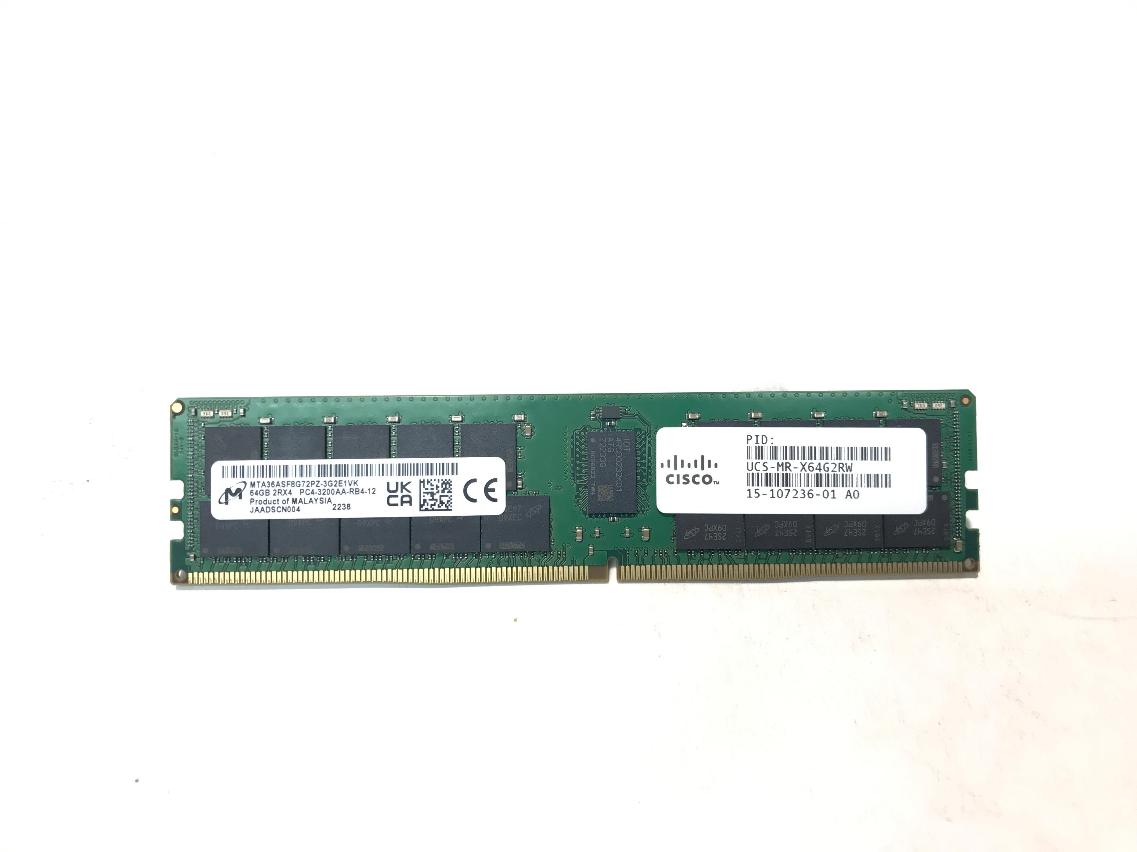 Cisco UCSX-MR-X64G2RW 64GB RDIMM DRx4 3200 (16Gb)