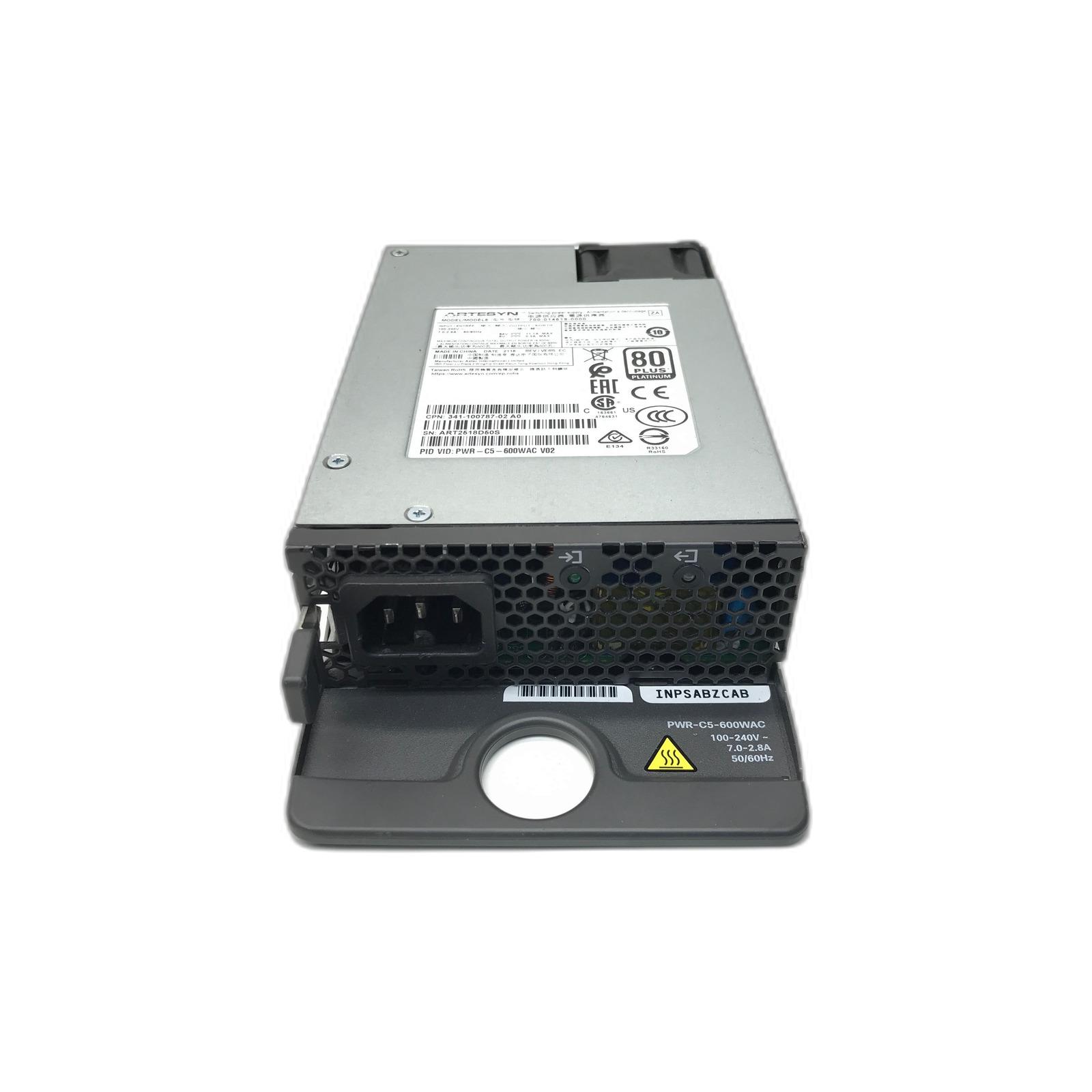 Cisco PWR-C5-600WAC 600W AC Config 5 Power Supply