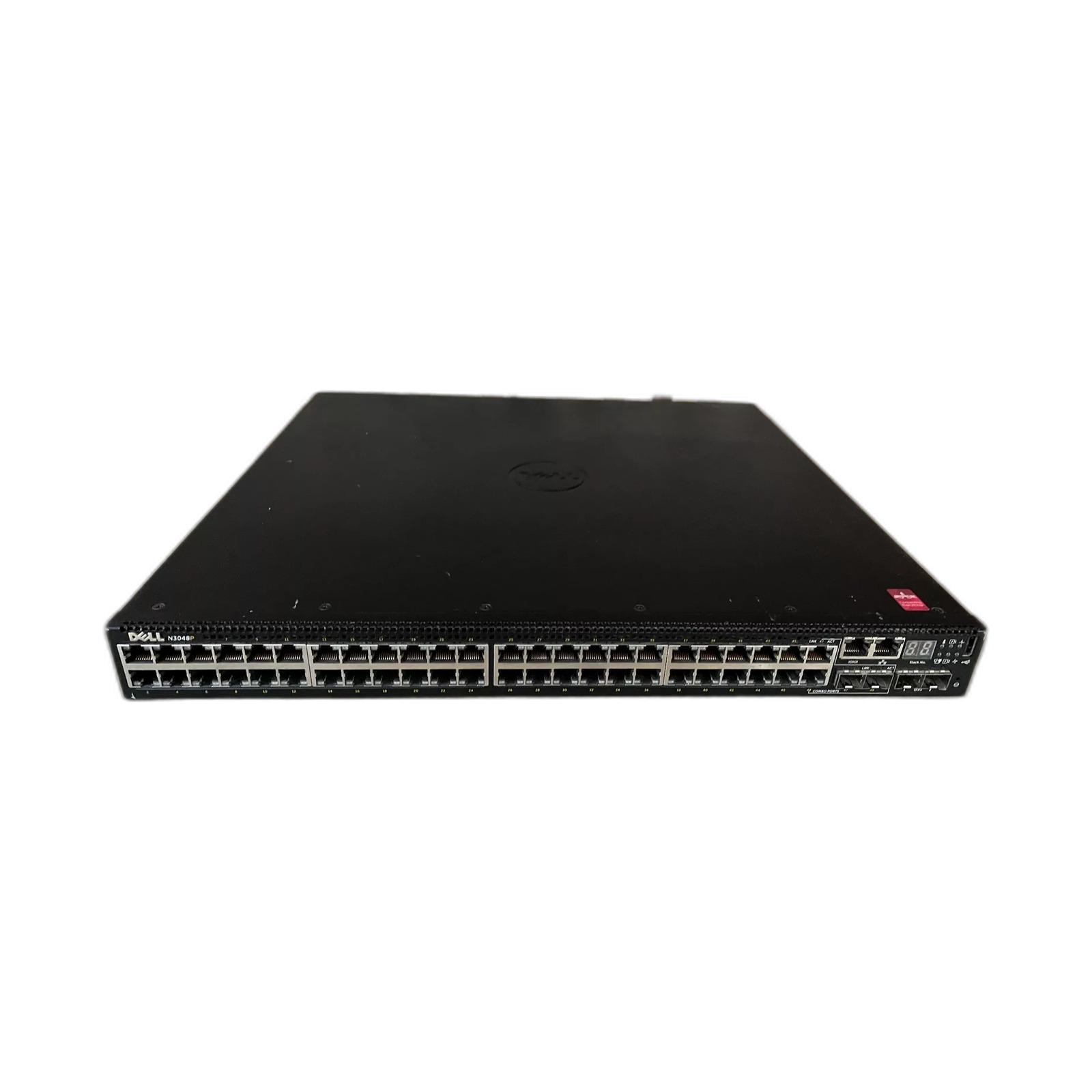 Dell N3048P Networking Switch L3 48 x 10/100/1000 + 2 x 10 Gigabit SFP+ + 2 x