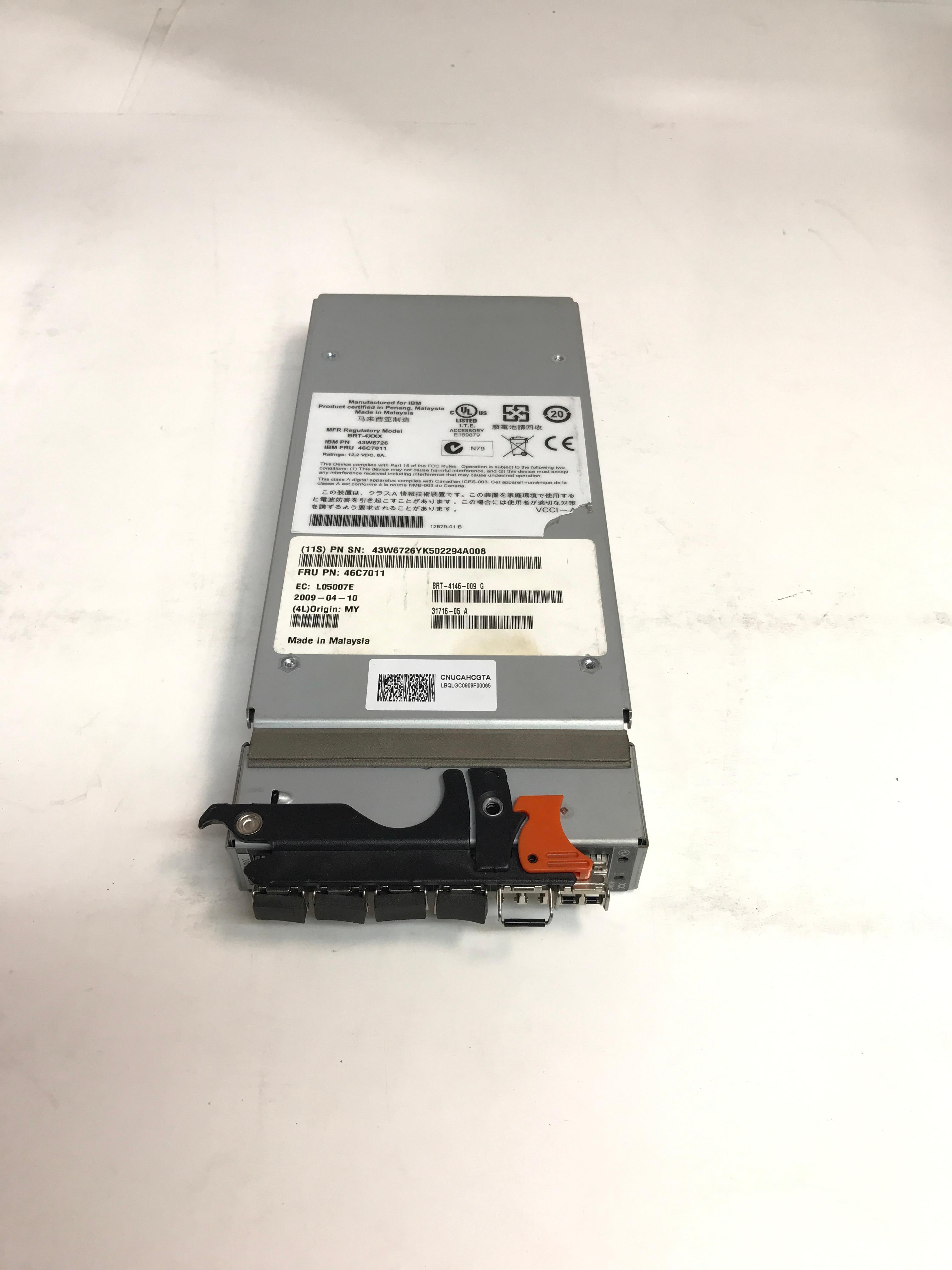 Lenovo 43W6726 IBM 4GB Intelligent Pass Thru Module - Switch - 4 Gbps