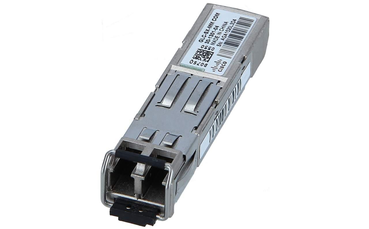 Cisco GLC-SX-MM= SFP (mini-GBIC) transceiver module GigE 1000Base-SX LC/PC multi-mode up to 550