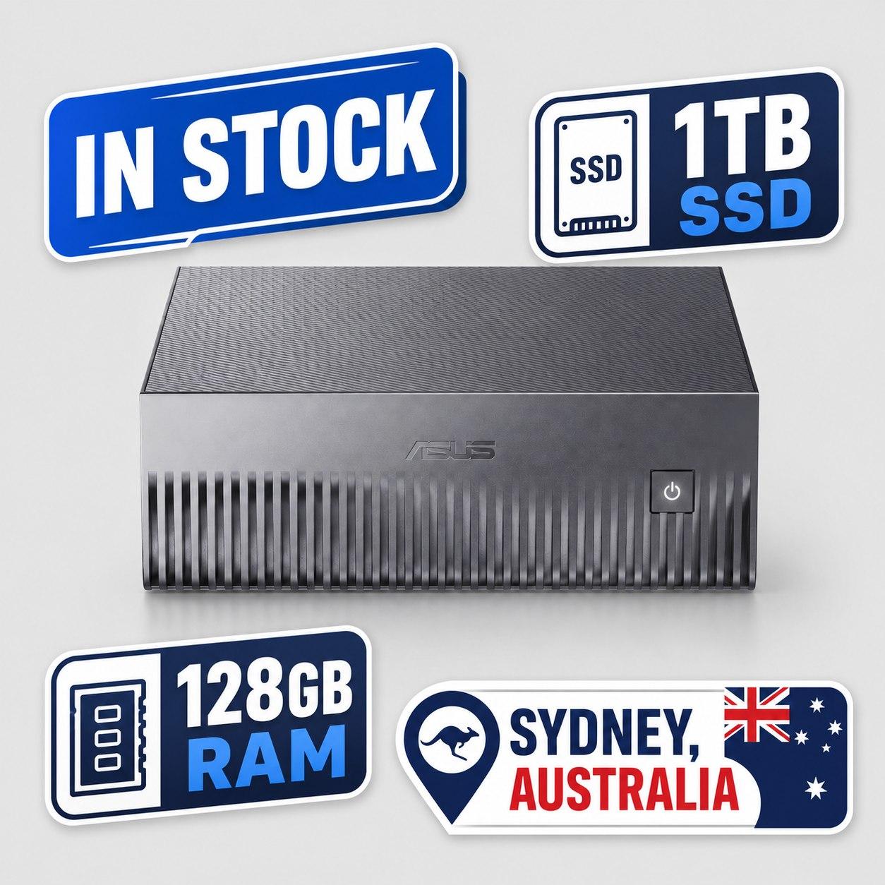 ASUS GX10-GG0010BN Ascent GX10 Mini Desktop AI Supercomputer – NVIDIA GB10 Grace Blackwell